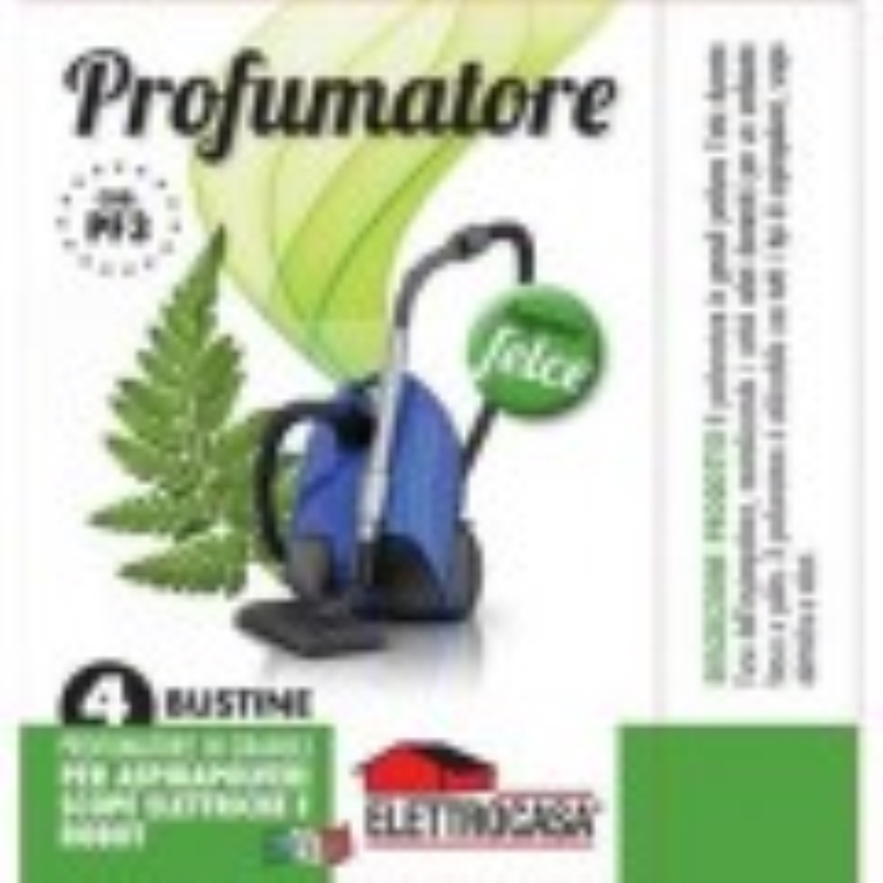 ELETTROCASA Profumatore ambiente per aspirapolvere felce